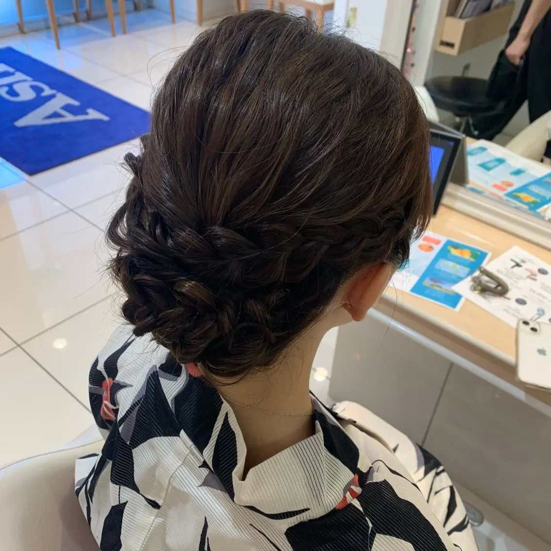 ロング ヘアアレンジ ヘアセット 宮永 璃沙のヘアスタイル