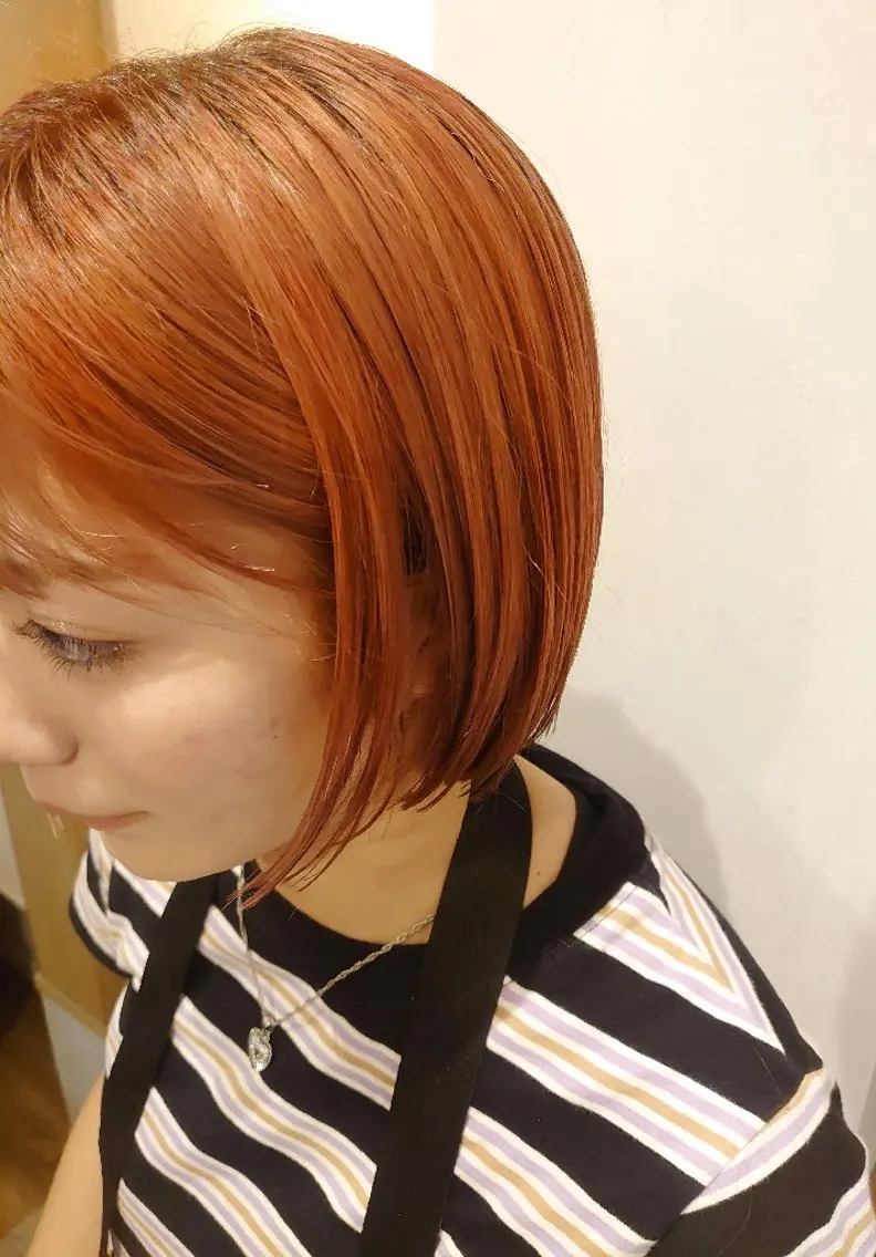 ミディアム カラー カット ヘアカラー 小田川 竜也のヘアスタイル