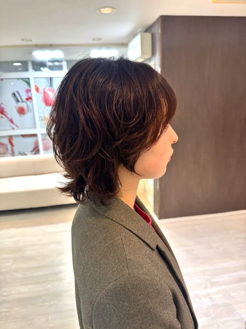 ショート カラー パーマ 大宮CENTRAL 店長西川凌史のヘアスタイル