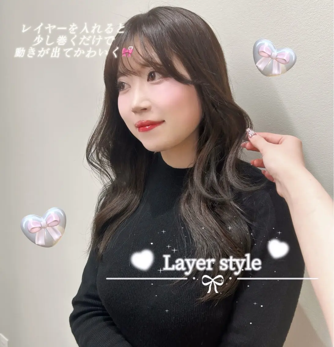 ロング レイヤーカット カット トリートメント LOUIMADNA栄 🎀Misakiのヘアスタイル
