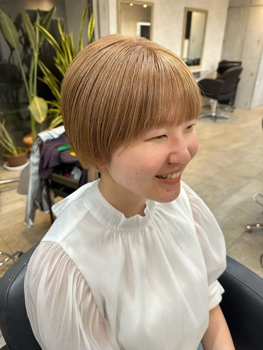ショート カラー 🎀ヘアセット/艶髪 /はやしほのか🎀のヘアスタイル