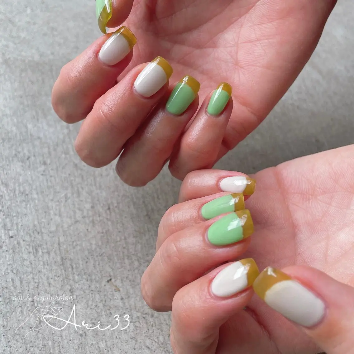 ネイル ハンドネイル プライベートサロン Ari33nailのネイルデザイン