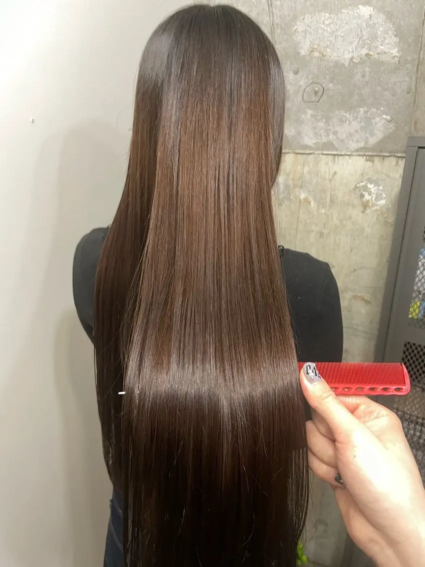 ロング トリートメント トリートメント ニュアンスカラー/ 🫧レミ(坊主)のヘアスタイル