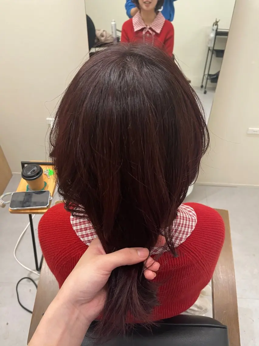 ミディアム ヘアカラー JURI /HUIのヘアスタイル