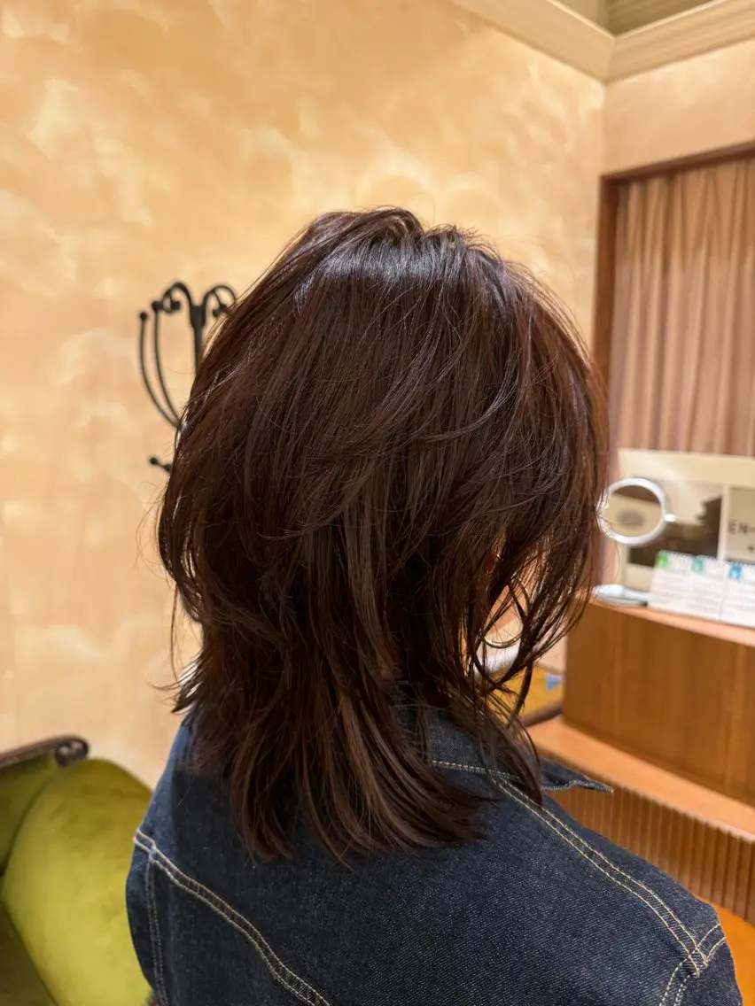 カラー ブラウンカラー ナチュラルブラウン 北島 菜々美のヘアスタイル