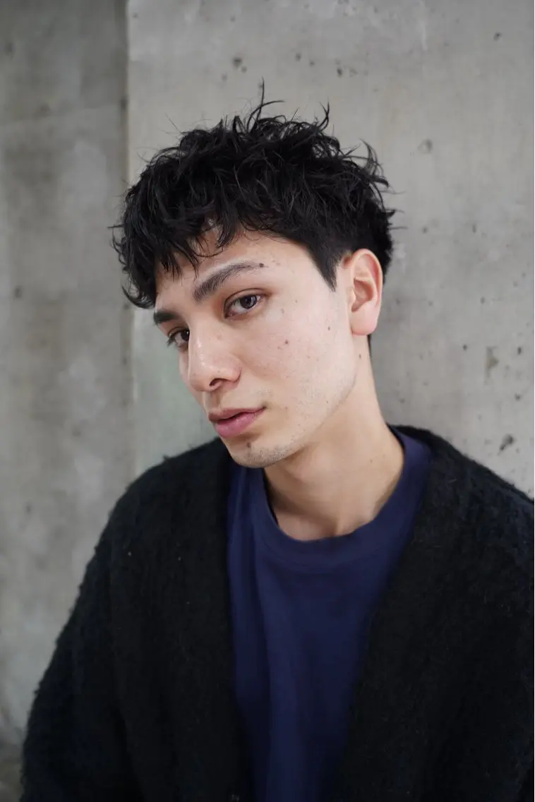 パーマ メンズ カット パーマ トリートメント ヘアセット 再現性No.1ヘア ごーた立川のヘアスタイル