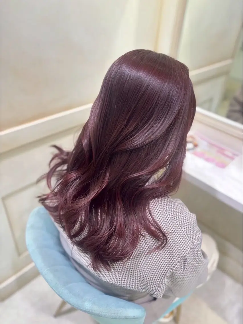 カラー ヘアカラー トリートメント 透明感ツヤカラー/ ゆうな💙のヘアスタイル