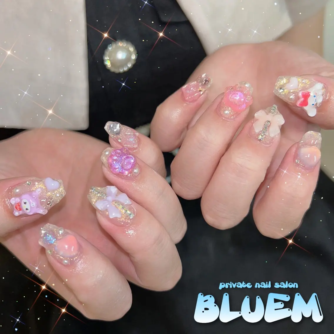 ネイル ハンドネイル BLUEM なな🐶のネイルデザイン