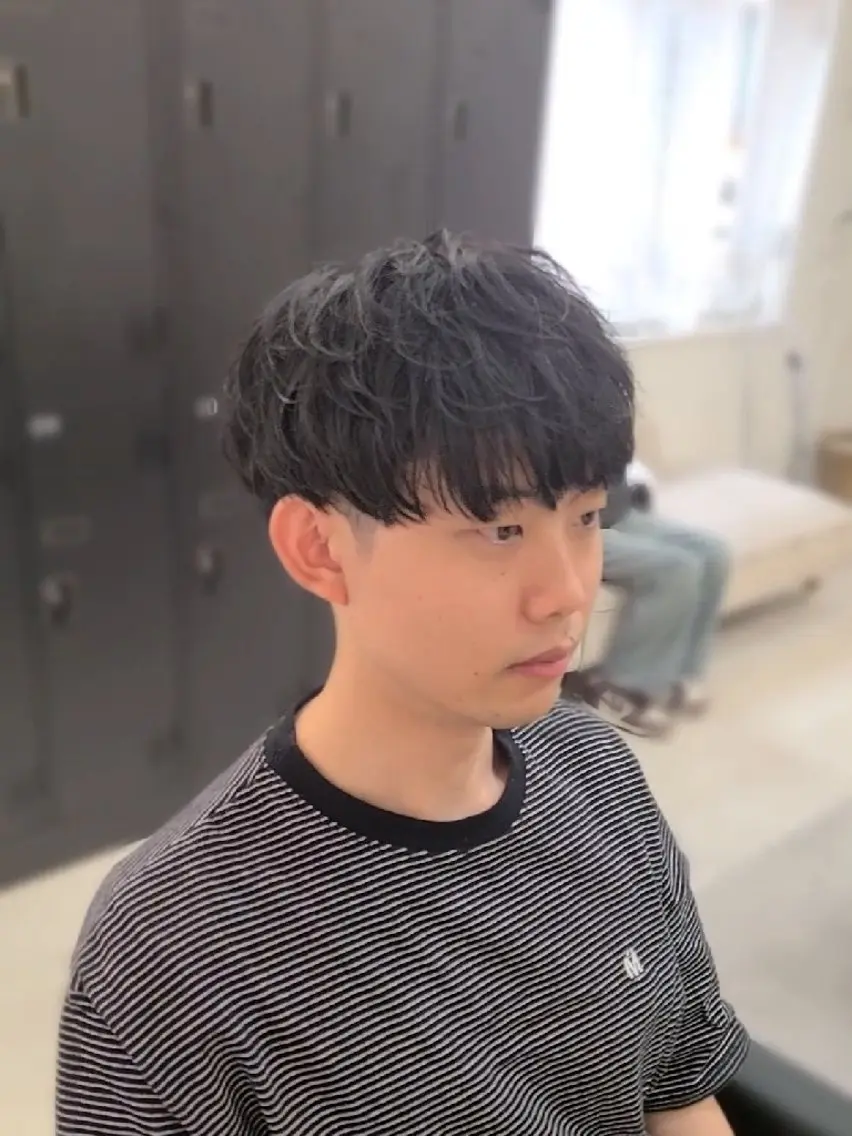 メンズ マッシュ カット ヘアセット LEN名古屋/パーマ 海外ヘア/メンズ特化のヘアスタイル
