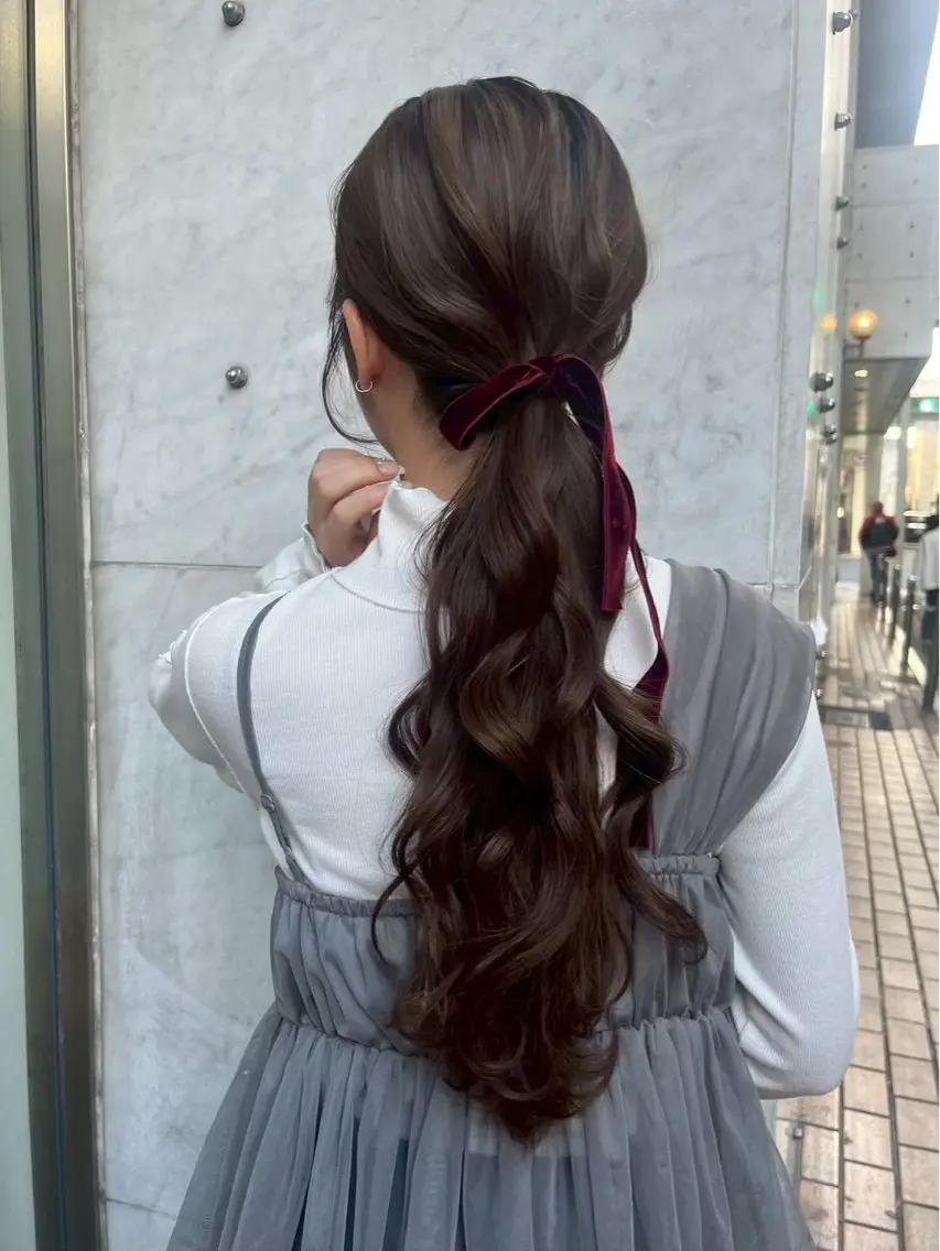 ヘアアレンジ ヘアセット Mila Chisaのヘアスタイル