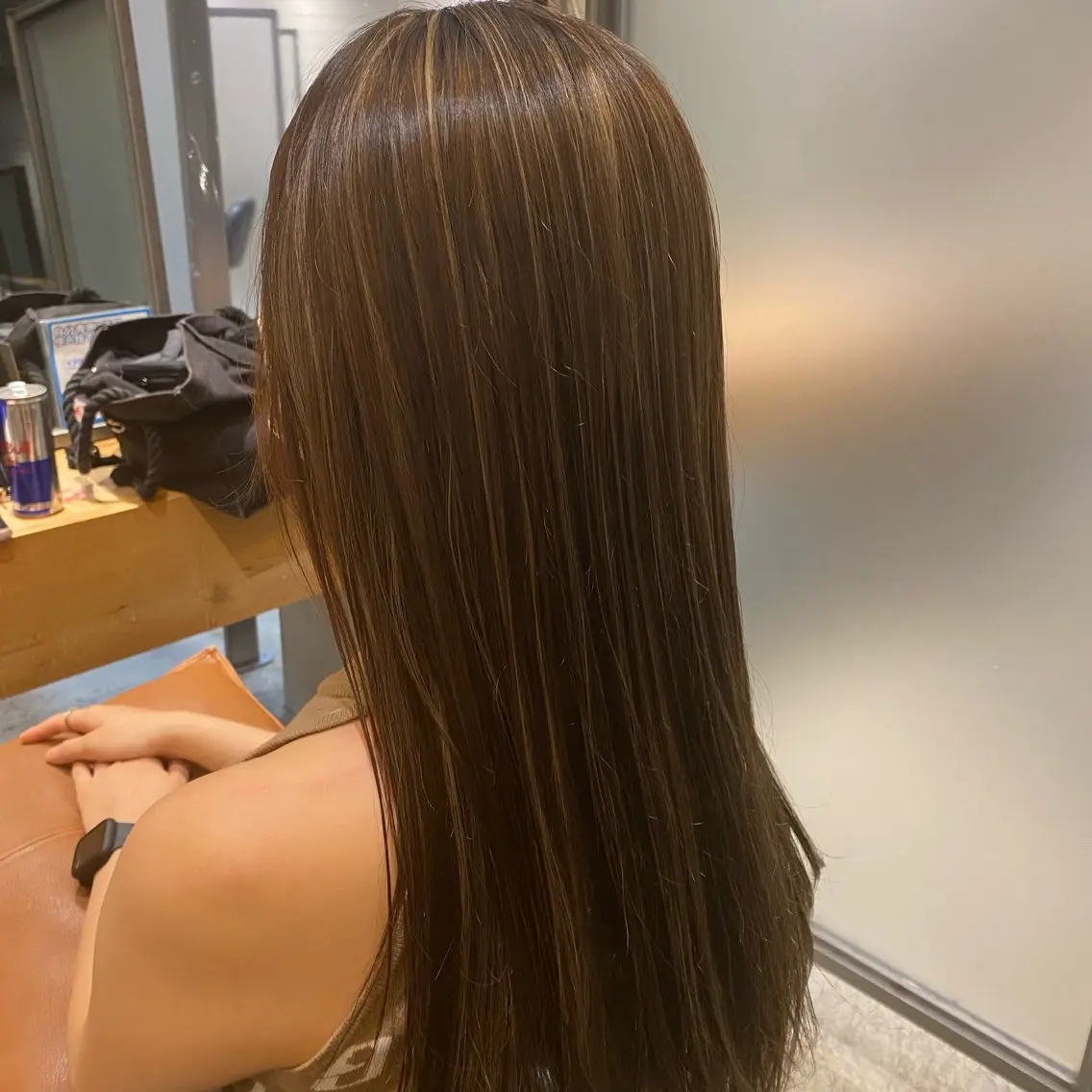 ロング カラー 山口 智也のヘアスタイル