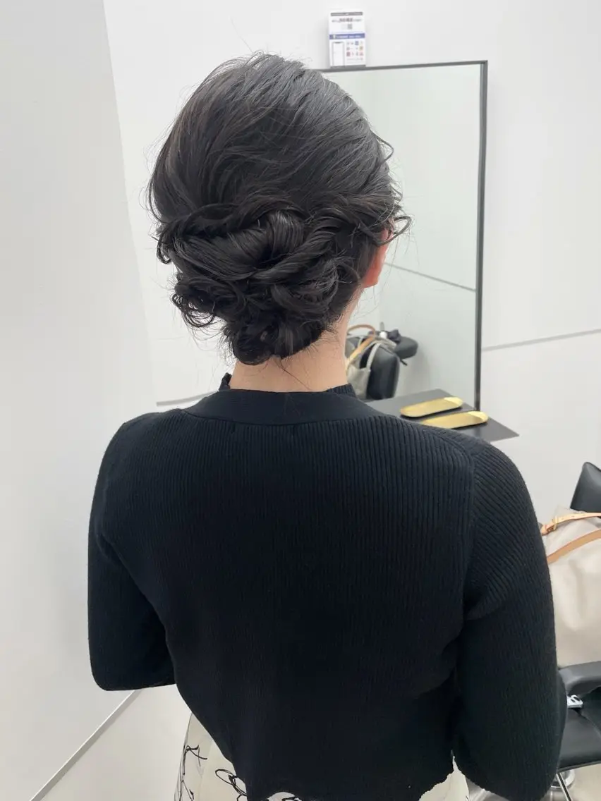 ミディアム 石川 理恵のヘアスタイル