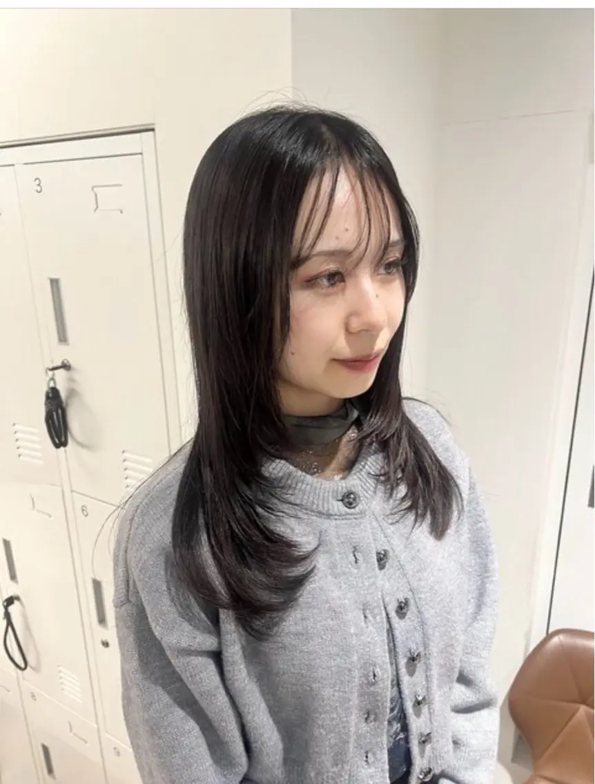 カラー 透明感カラー グレージュ 透明感カラー🫧🫖 rin🎀のヘアスタイル
