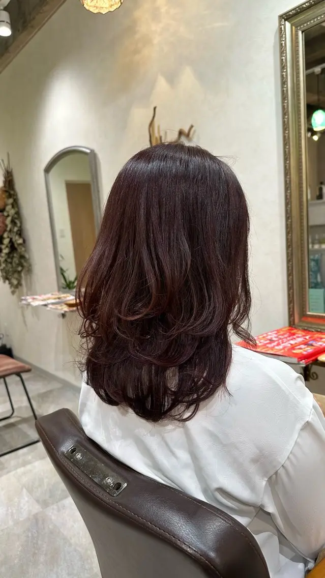セミロング REGO Hair &eye salonのヘアスタイル