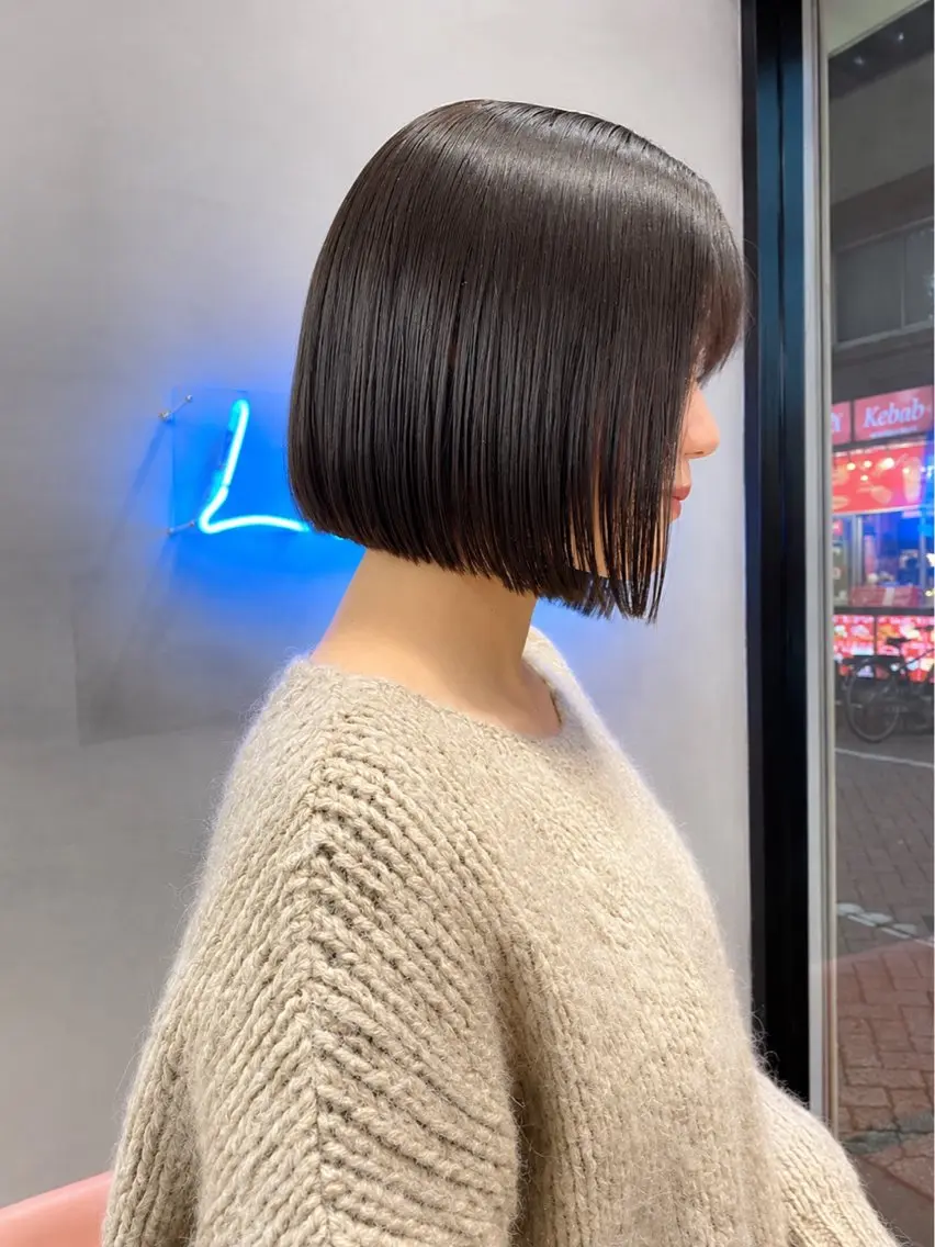 ショート カット 縮毛矯正 トリートメント 🦋韓国風レイヤー/ 艶髪矯正🦋凛太郎のヘアスタイル