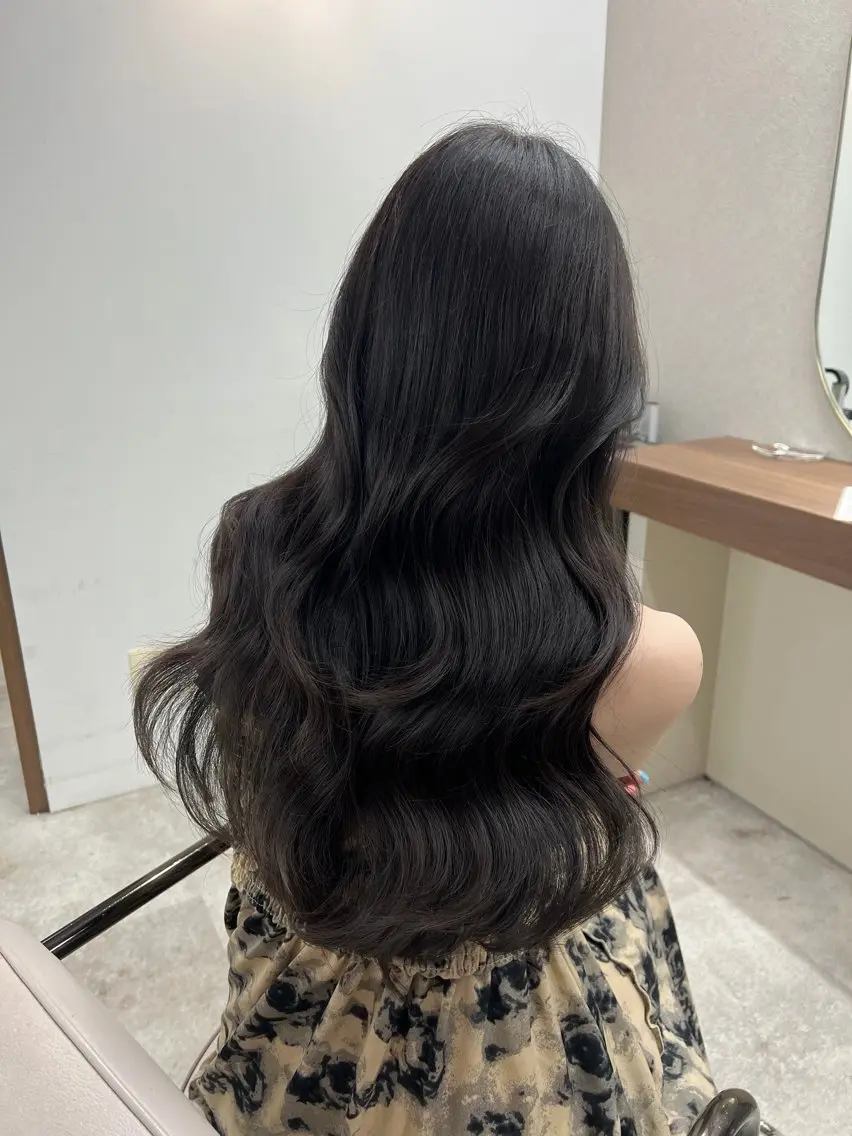 ロング カラー トリートメント さや🍀/透明感 カラー/ヘアセットのヘアスタイル