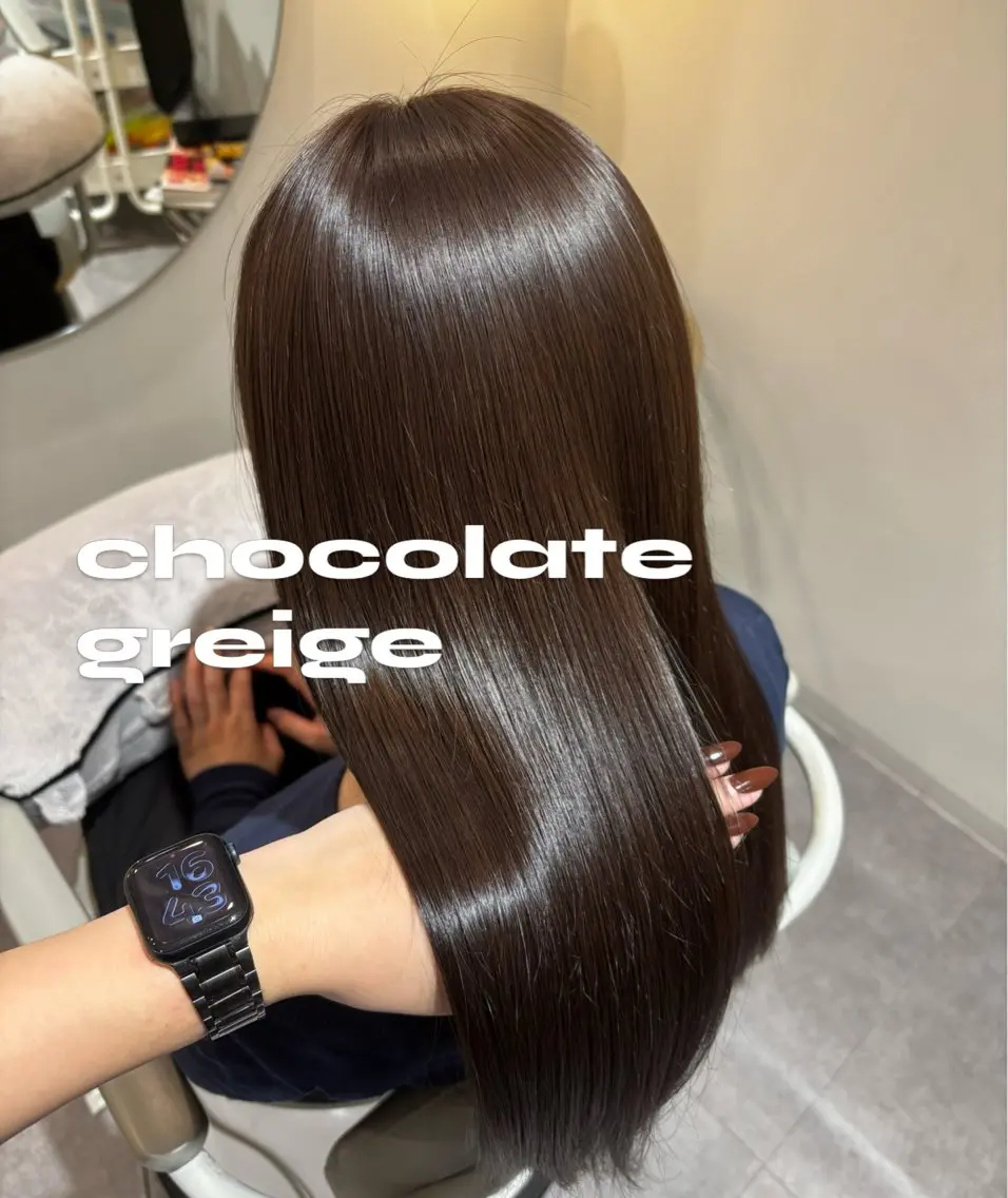 ミディアム ヘアカラー トリートメント 美髪✨艶髪✨髪質改善 カラー特化❣️二宮遥のヘアスタイル