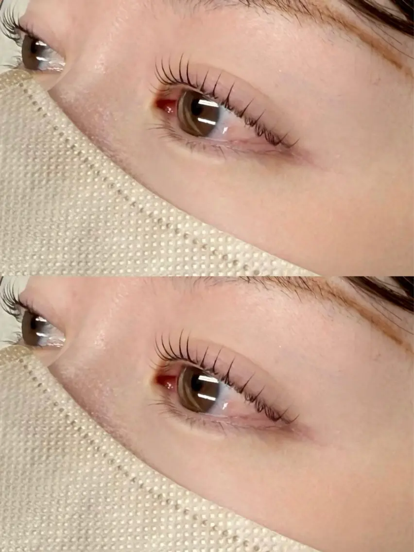 束感仕上げまつ毛パーマ👀💓／美容液付き🌹の写真