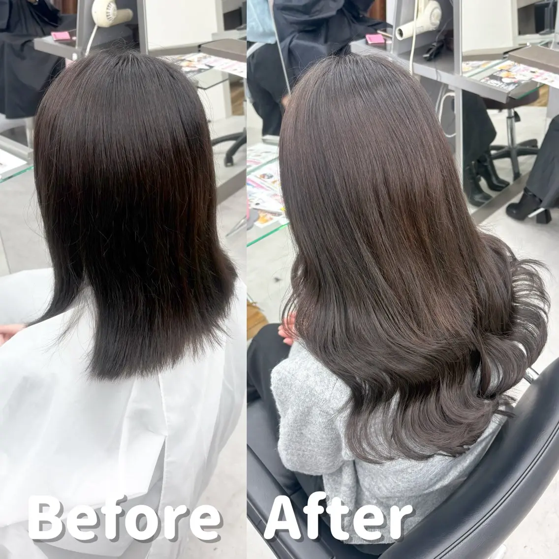 ロング エクステ 馴染ませNo.1🧃 エクステ・アレンジのヘアスタイル