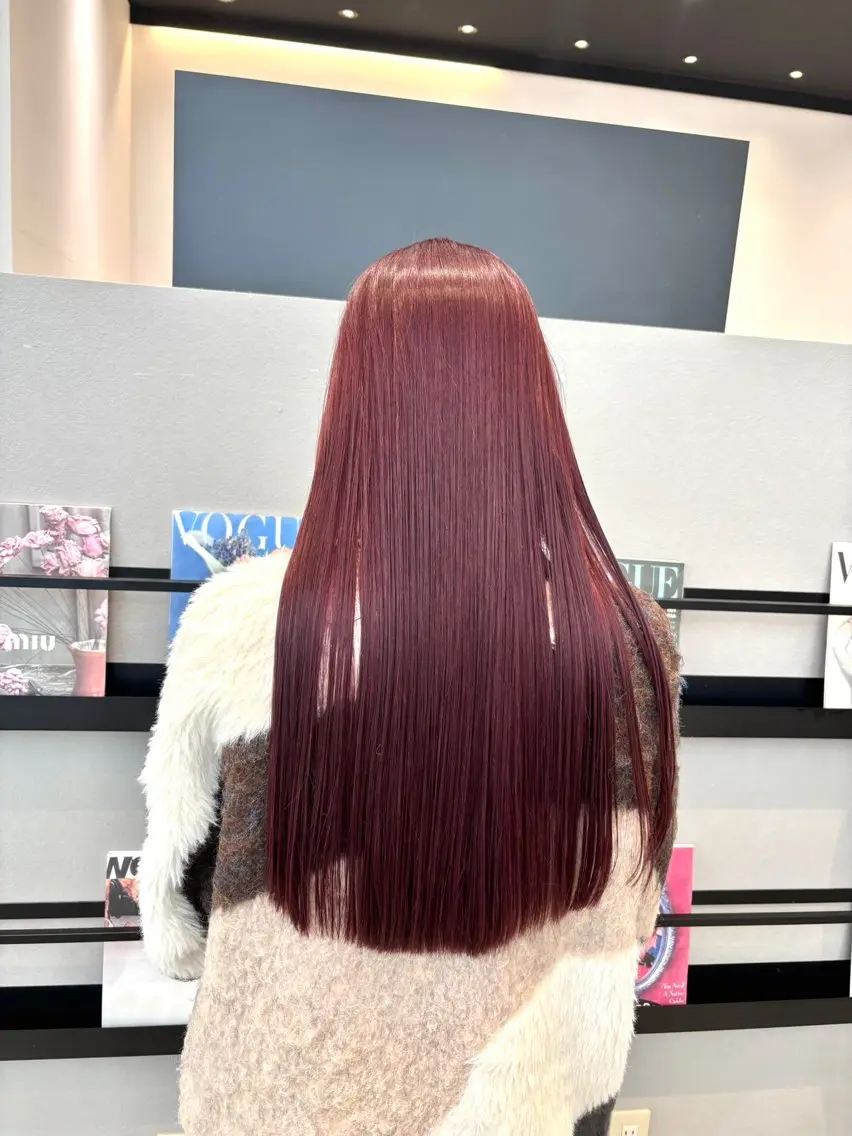 透明感カラー+超音波アイロントリートメント🫧の写真