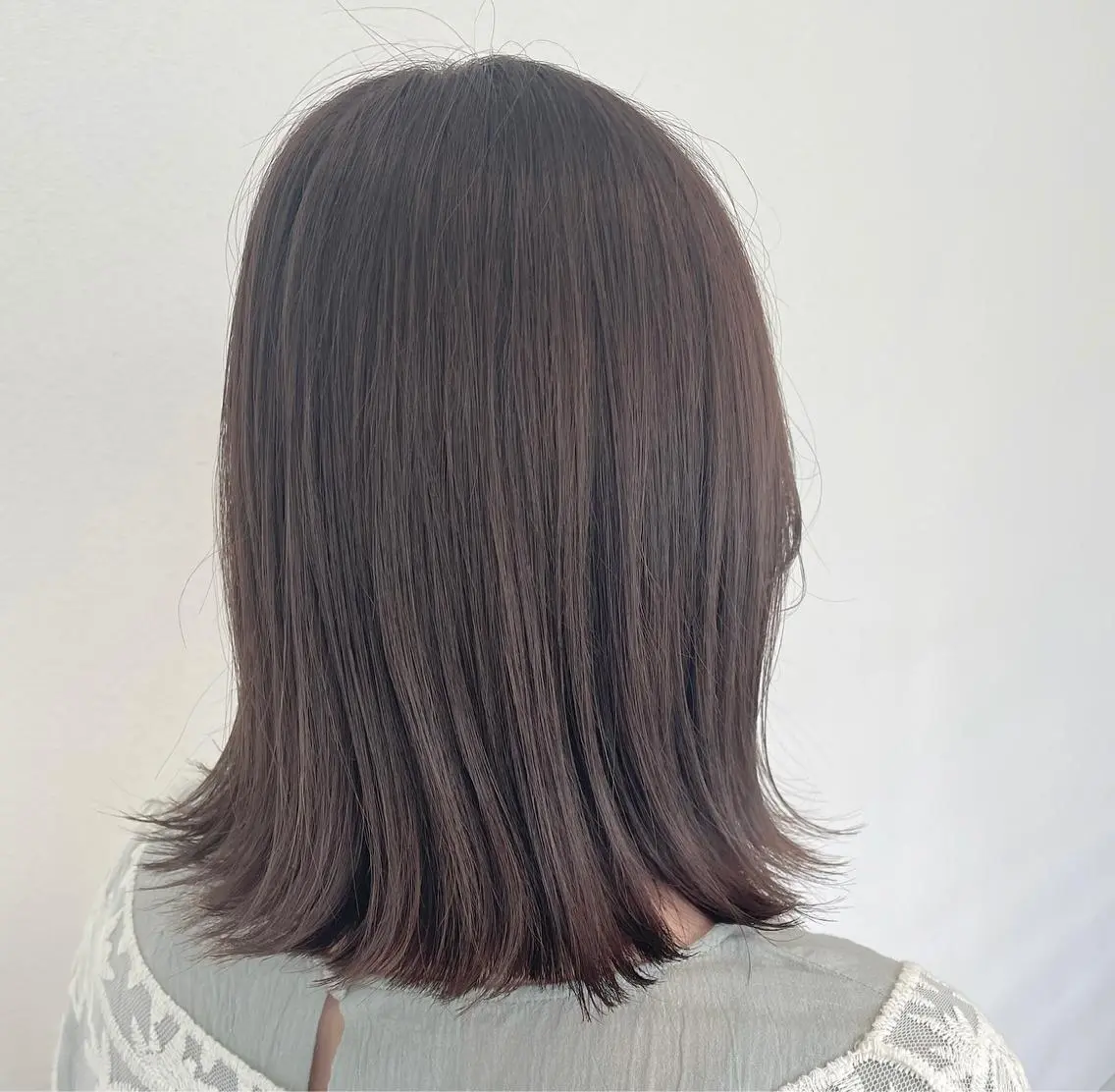 ミディアム カット ヘアカラー トリートメント GPIP 近藤沙樹のヘアスタイル