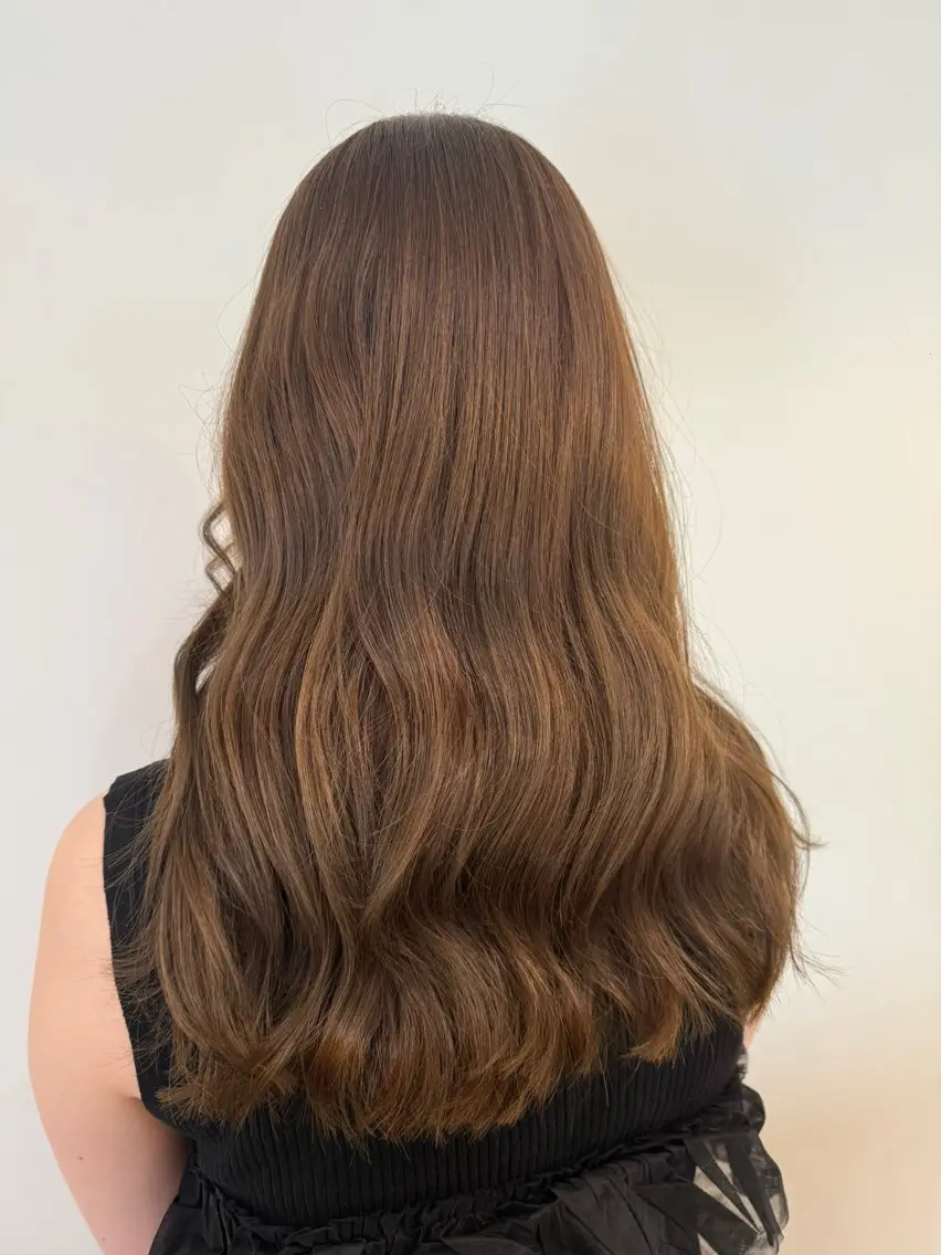 ロング カット ヘアカラー メンズレディース◎ yumekaのヘアスタイル