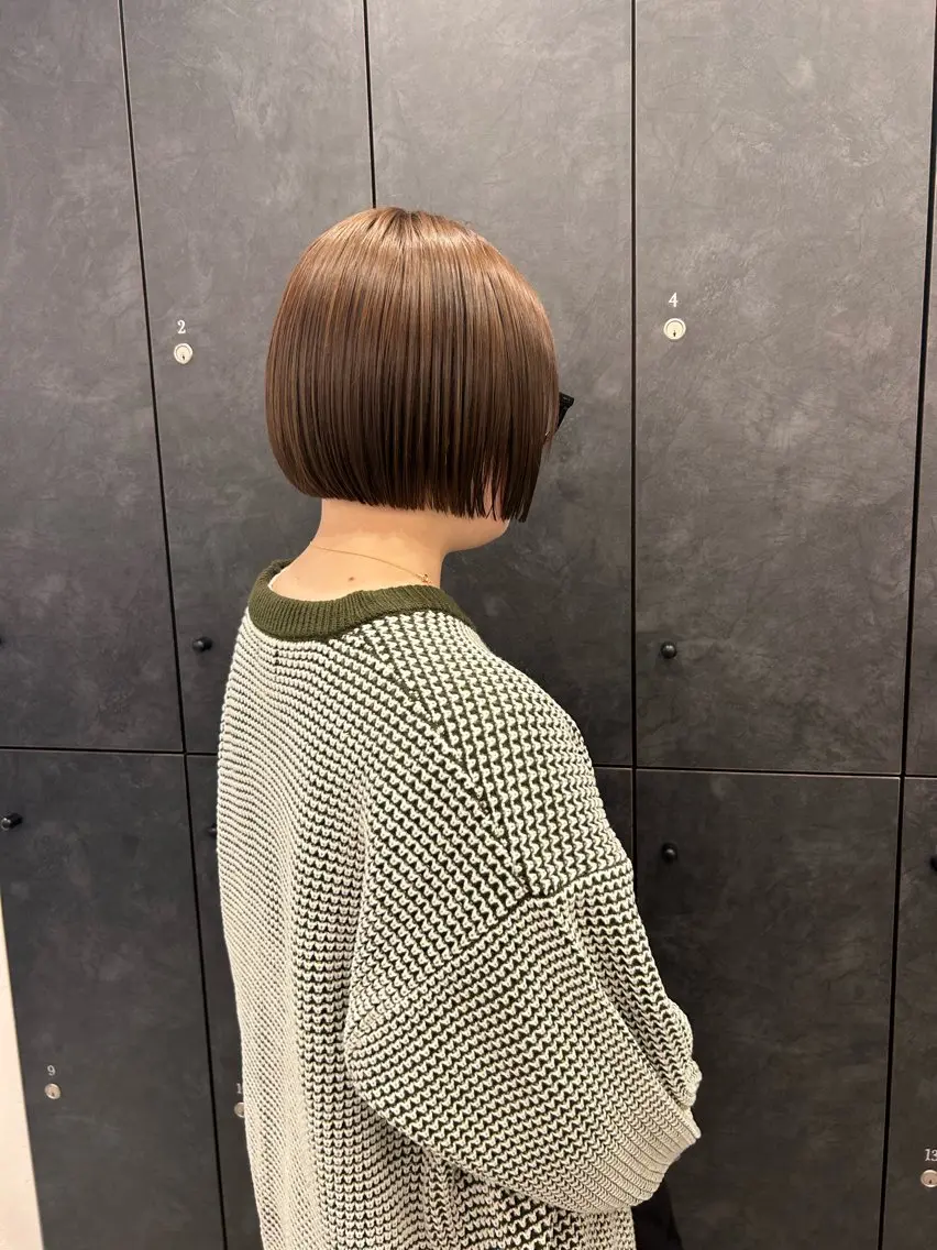 ミディアム カット ヘアカラー 似合わせcut ◎ 倉橋実咲のヘアスタイル
