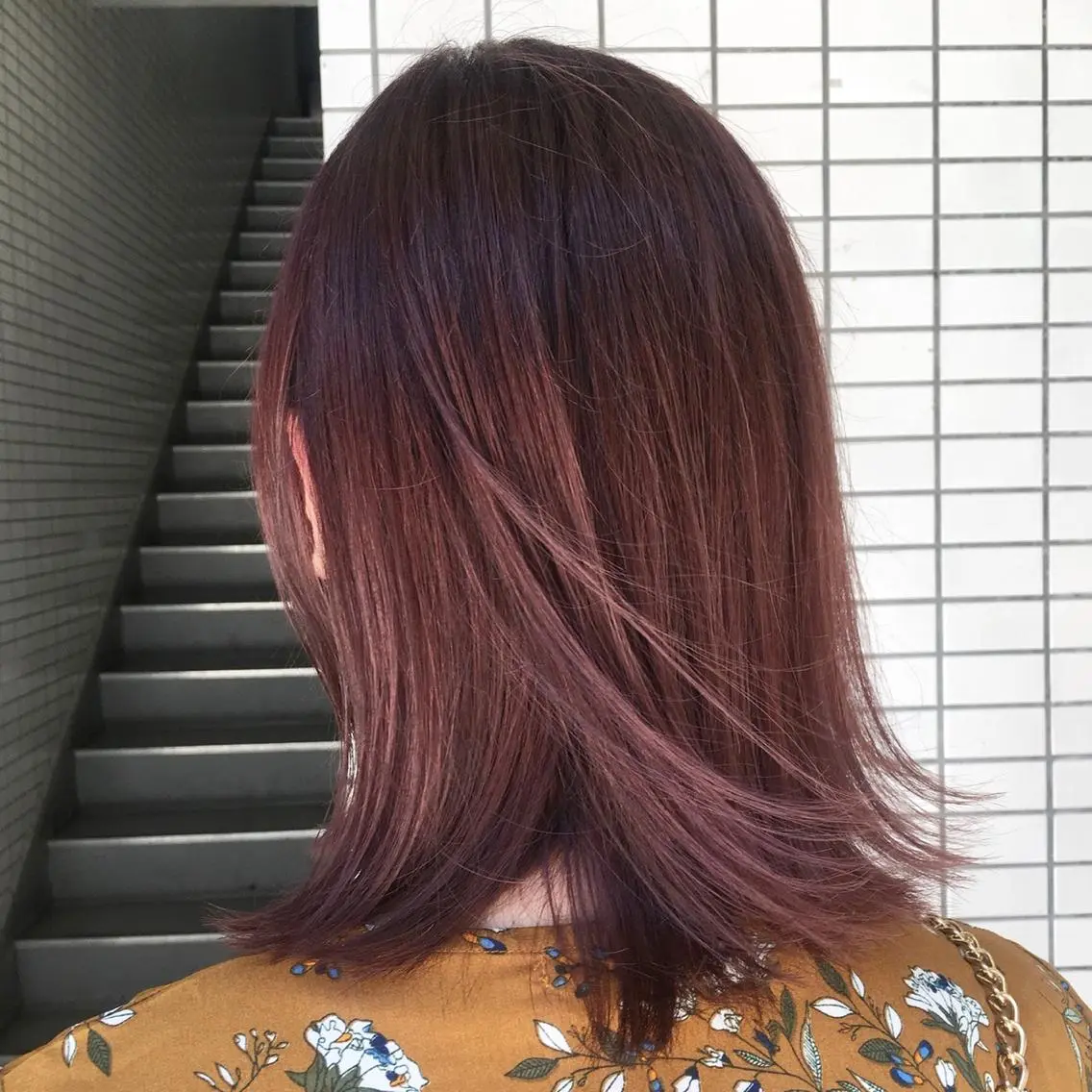 外国人風&透け感カラー+カット＋前処理トリートメントの写真