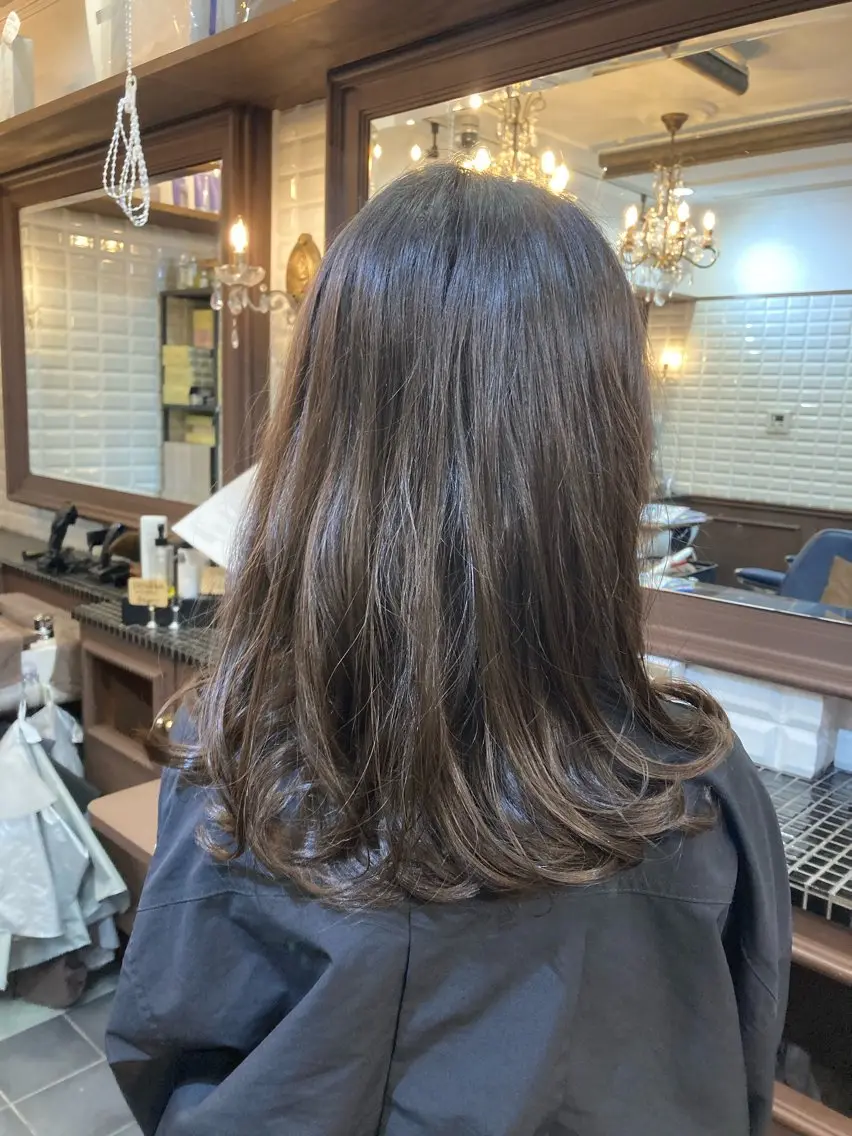 ミディアム トリートメント ルピナス中田店長 山口大地のヘアスタイル