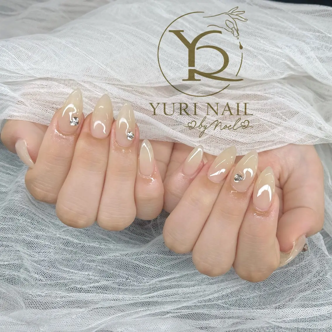 ネイル チークネイル フットネイル フレンチネイル グラデーション キラキラネイル ハンドネイル フットネイル YURI Nail Funabashiのネイルデザイン