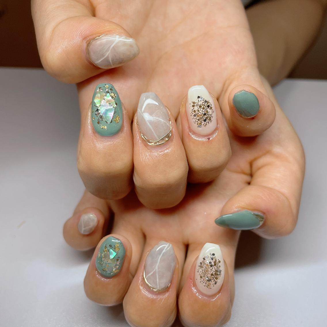 ネイル ハンドネイル kukuna nail🌻のネイルデザイン
