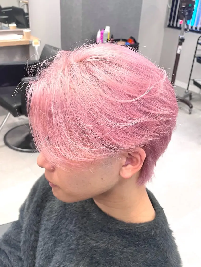 ショート ショートヘア 縮毛矯正 カマタ ハルキのヘアスタイル