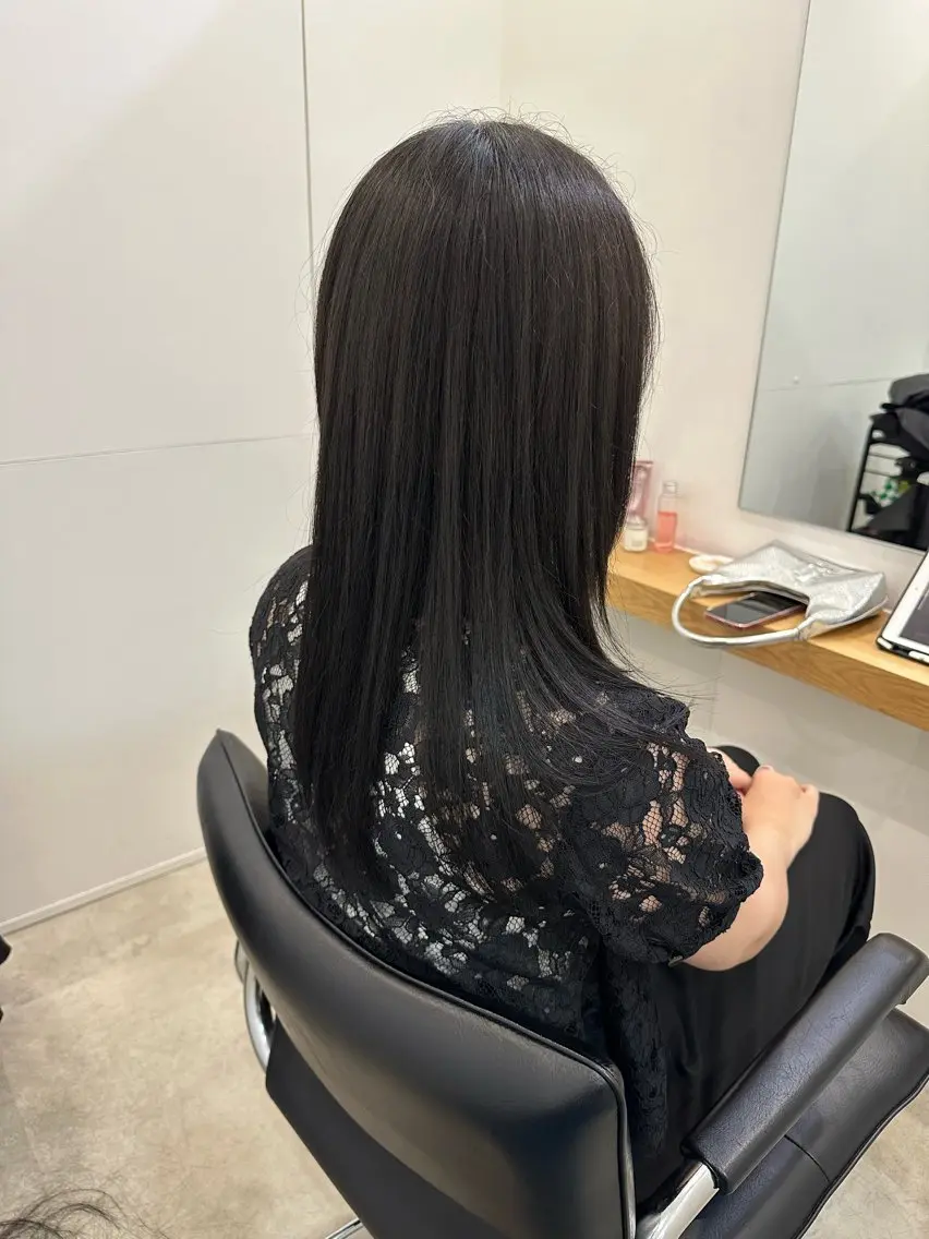 セミロング カラー カット ヘアカラー トリートメント レイヤー/ナチュラル 💐nao.のヘアスタイル