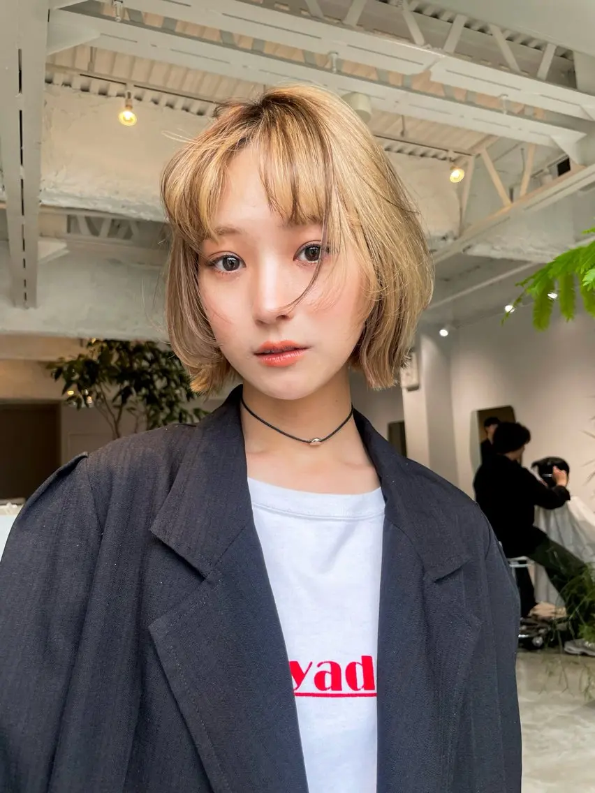 ショート 中村 玲音のヘアスタイル