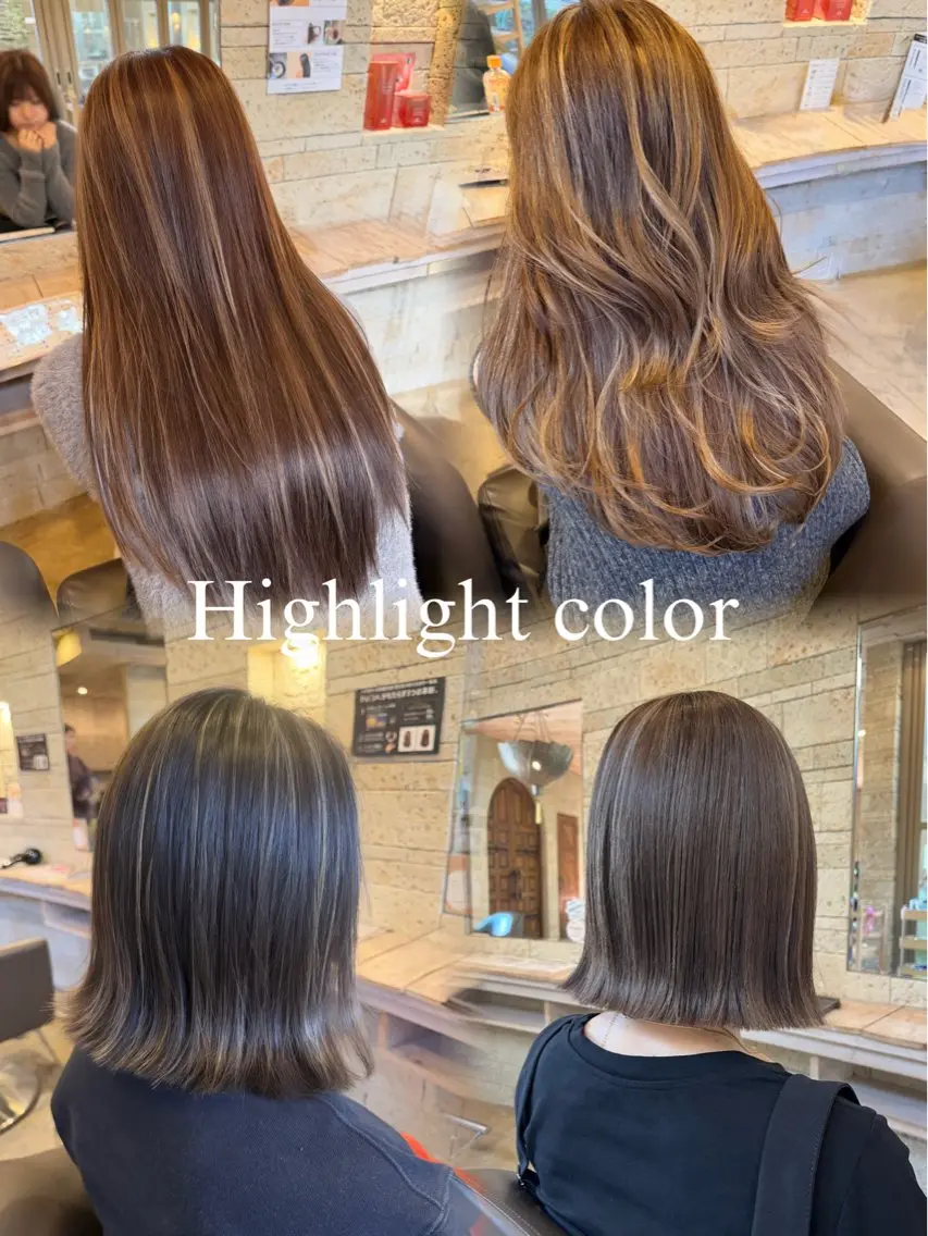 ロング カラー ベージュカラー ブリーチ ハイライトカラー ハイライト カット ヘアカラー トリートメント 艶カラー/メンズ パーマ/伊藤愛麻のヘアスタイル