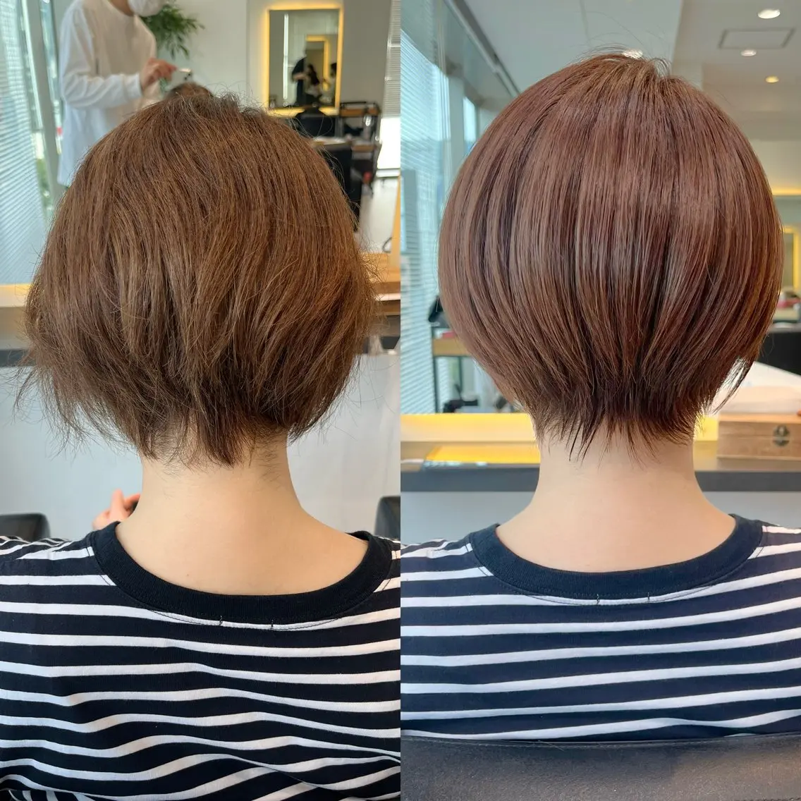 ショート カット 襟足でお悩みの方✂︎ くびれ職人ハシモトのヘアスタイル