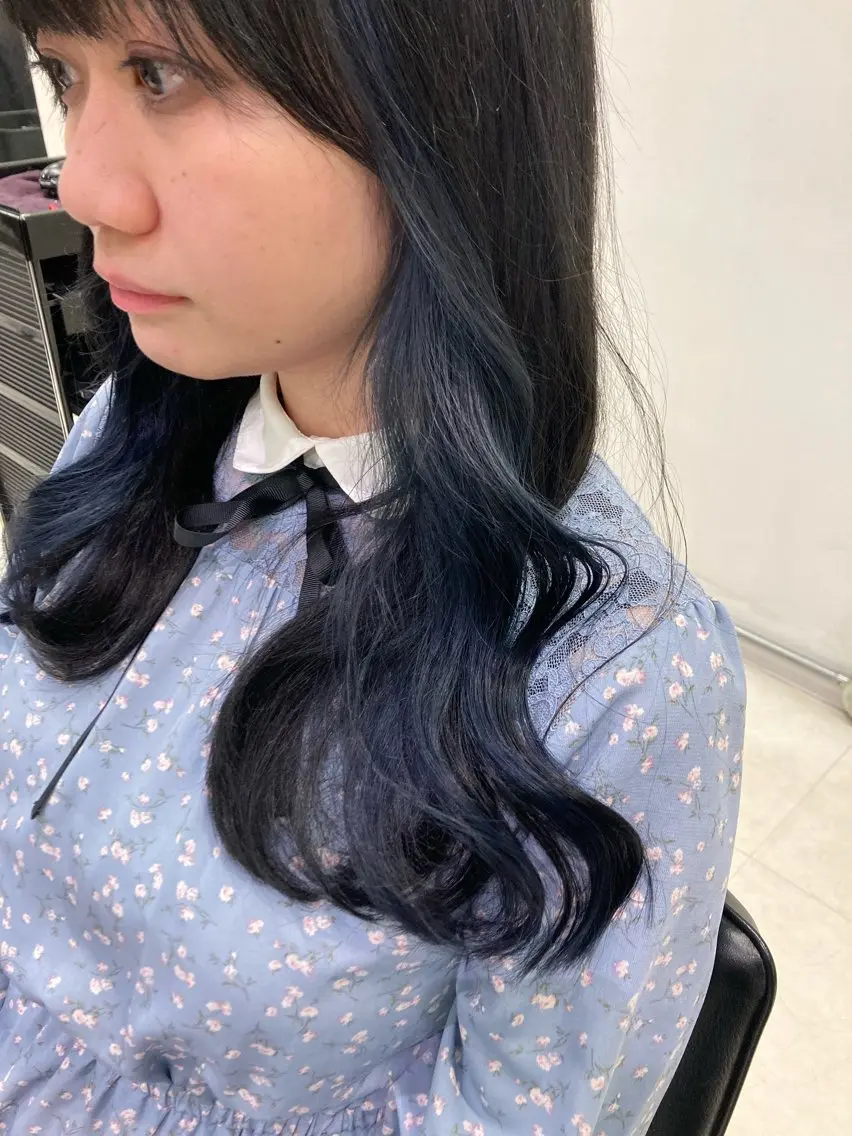 カラー カット ヘアカラー トリートメント 💖ブリーチなし透明 感💖ASAHIのヘアスタイル