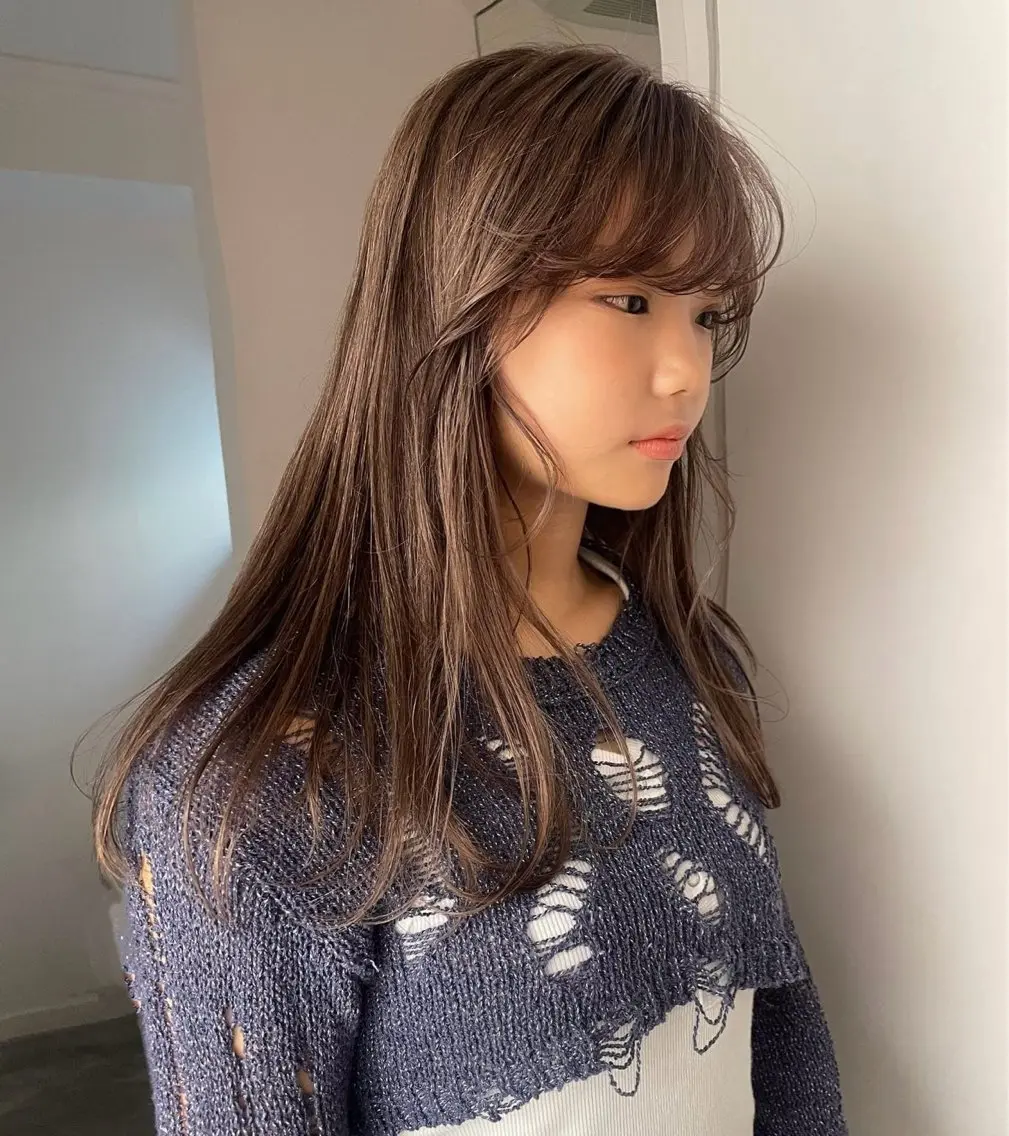 ロング カラー メンズパーマ 新宿 yudaiのヘアスタイル