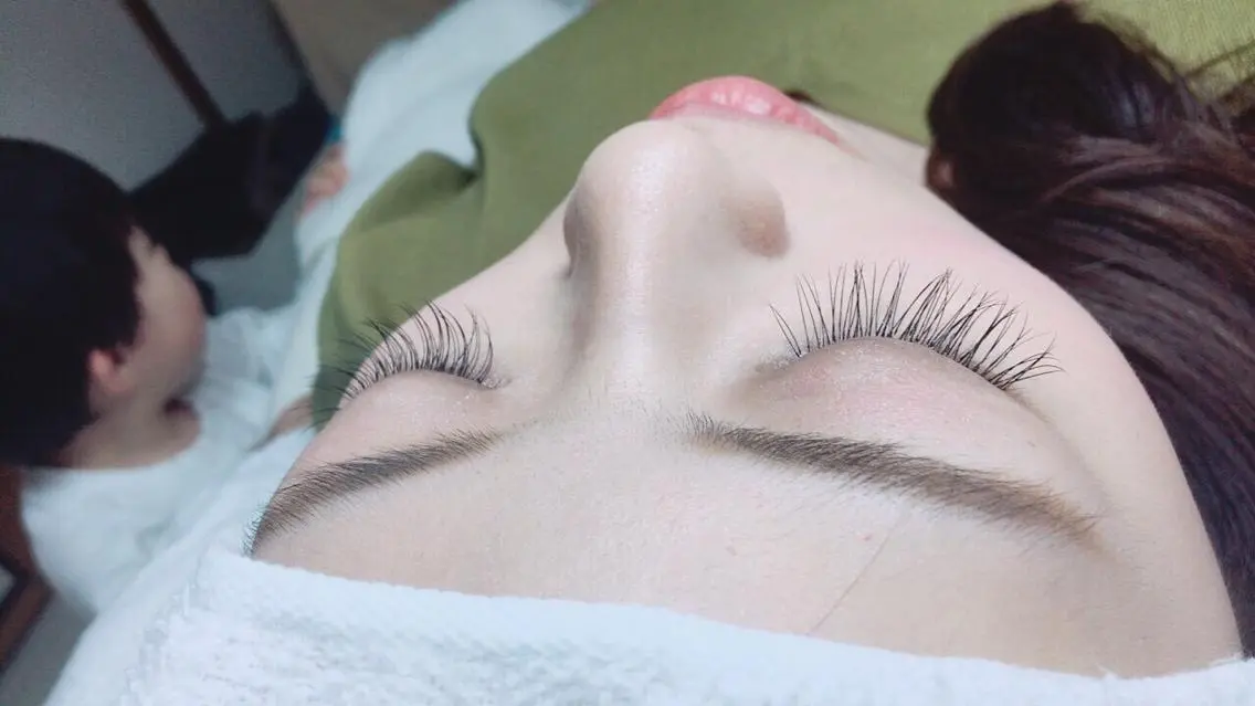 ロング カラー パーマ ヘアアレンジ キッズ ネイル マツエク・マツパ brille ~eyelash~のヘアスタイル
