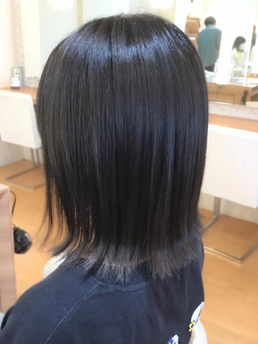 《ミニモ学割》黒染めカラー+トリートメント🖤期間限定の黒染めもご相談くださいの写真