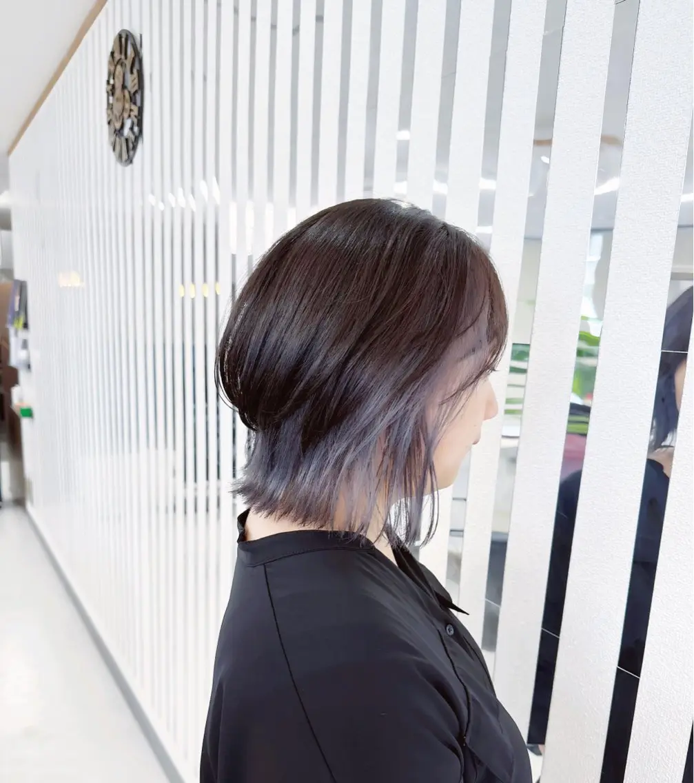 ミディアム カラー インナーカラー YURI ✨のヘアスタイル