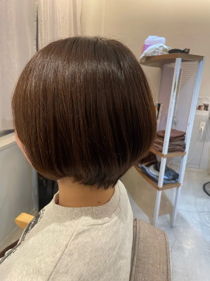 ショート 特化✨透明感カラー 白髪染め✨住田緋菜のヘアスタイル