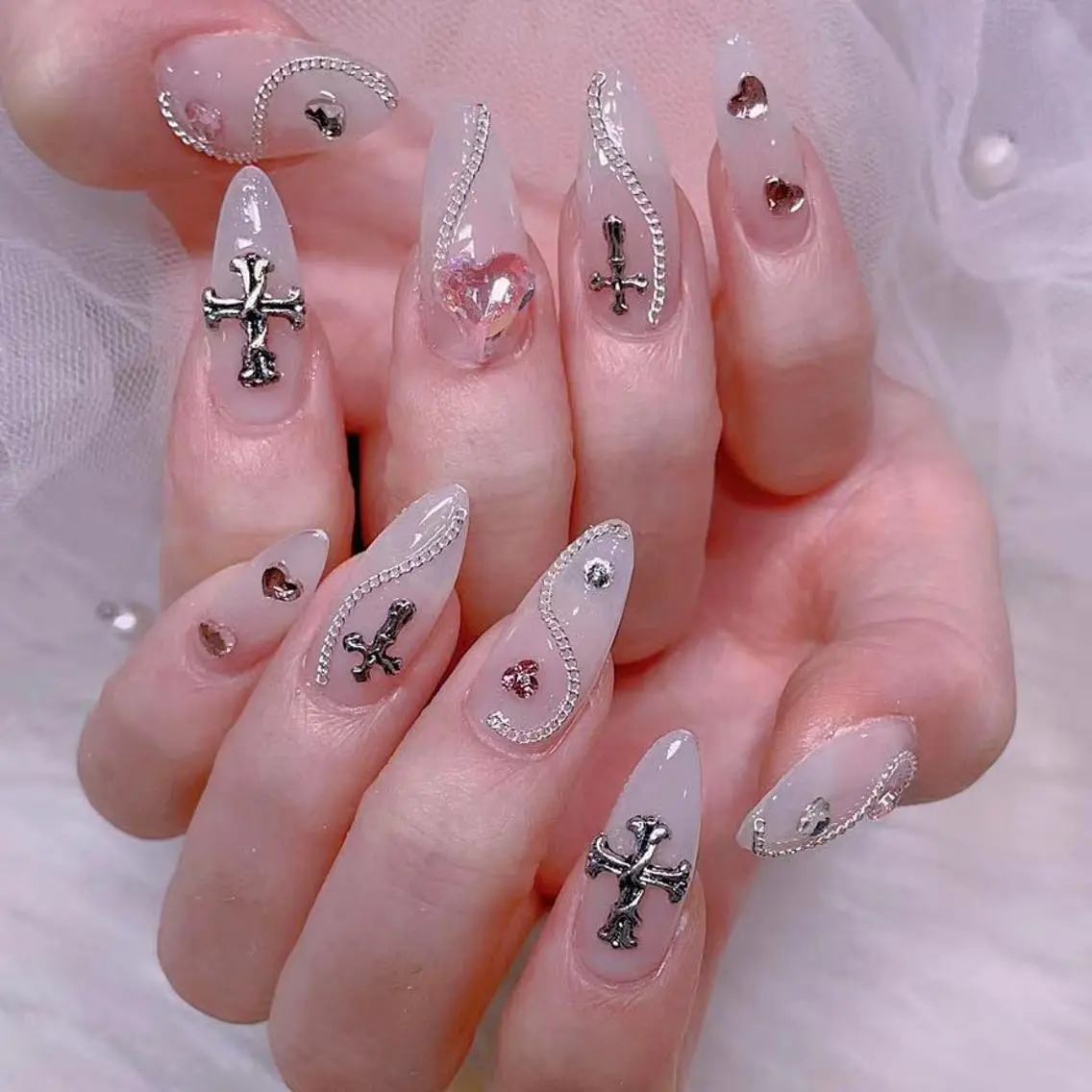 ネイル キラキラ🌸🌸🌸 nail ⭐️✨のネイルデザイン
