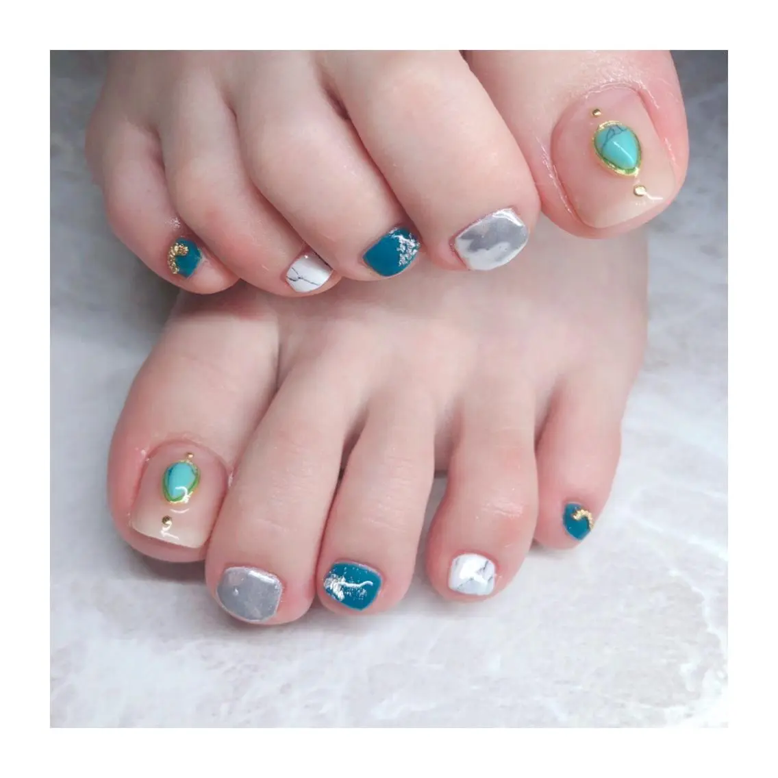 ネイル フットネイル Nailsalon -Aのネイルデザイン