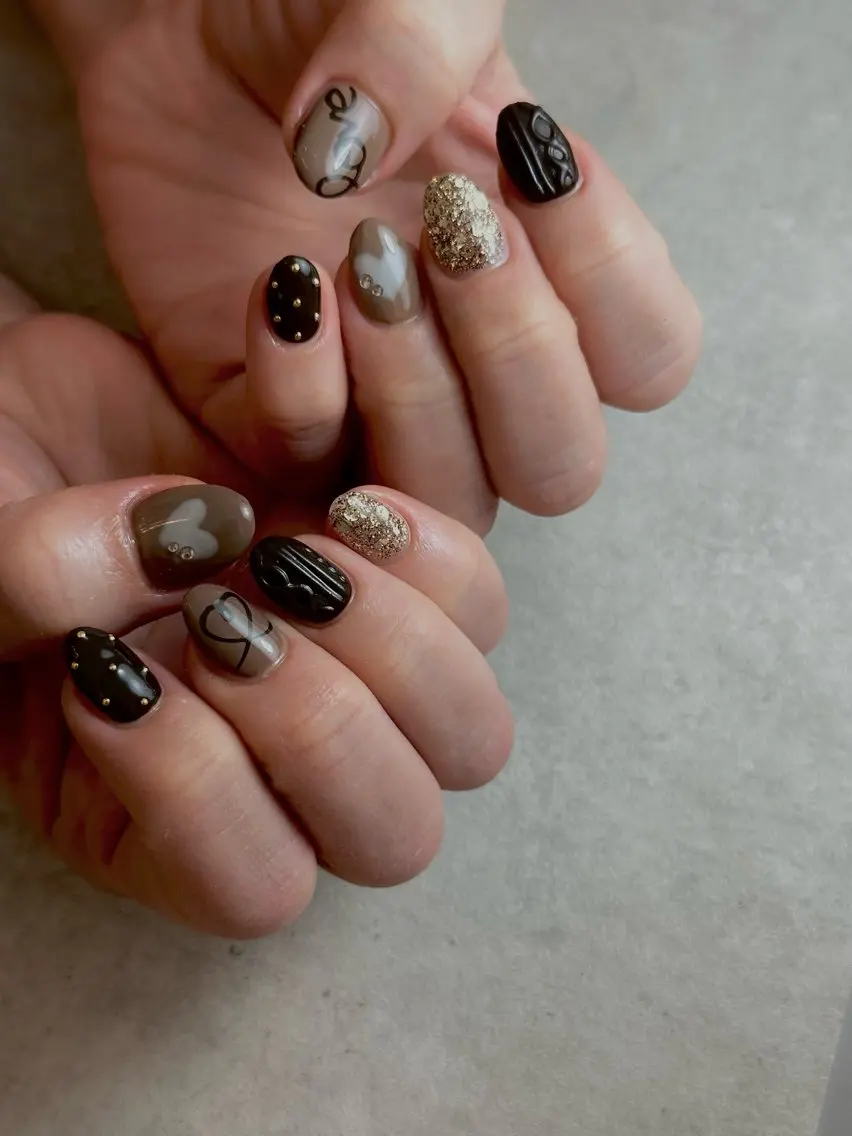 ネイル バレンタイン havi nailのネイルデザイン
