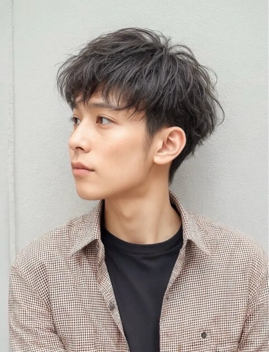 ショート 韓国ヘア🇰🇷 メンズパーマ永野のヘアスタイル