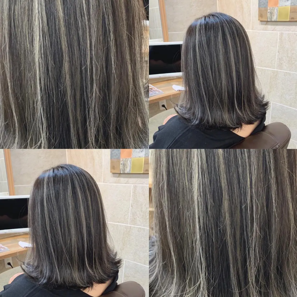 ミディアム カラー 平尾 拓也のヘアスタイル