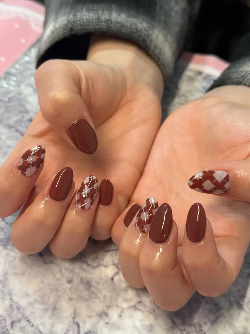 ネイル ハンドネイル フットネイル Pretzels🥨 【プレッツェル】ミウのネイルデザイン