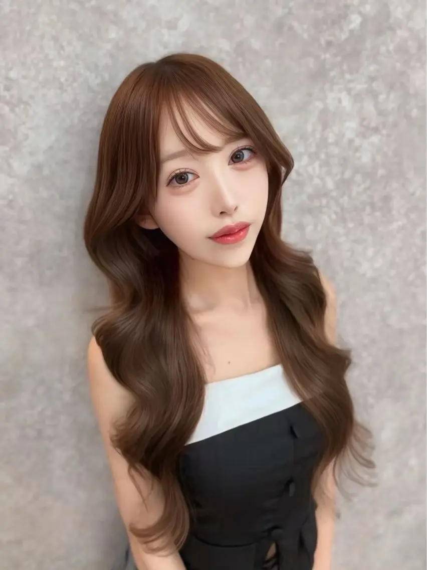 カラー 🫧yumena🫧 艶カラー特化🖤大宮のヘアスタイル