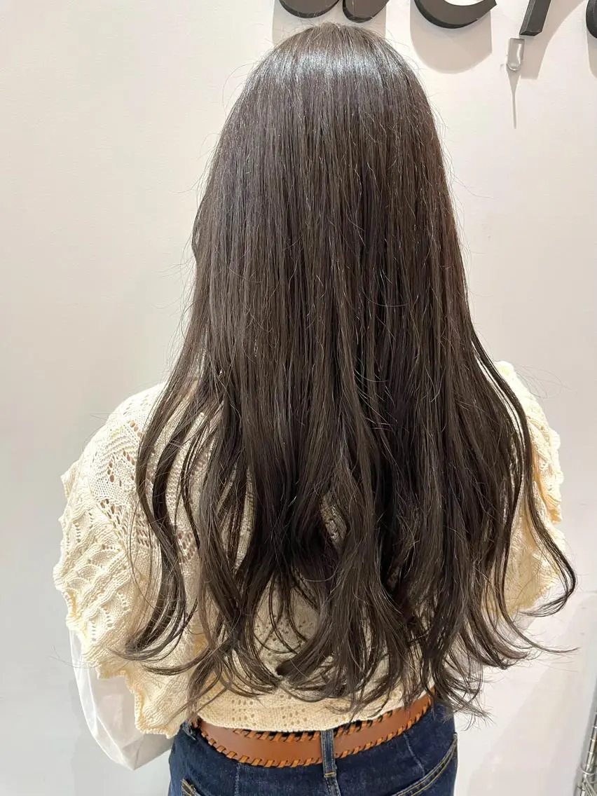 人気✨透明感抜群🌟アディクシーカラー ＋ ヘアマスク🫧の写真